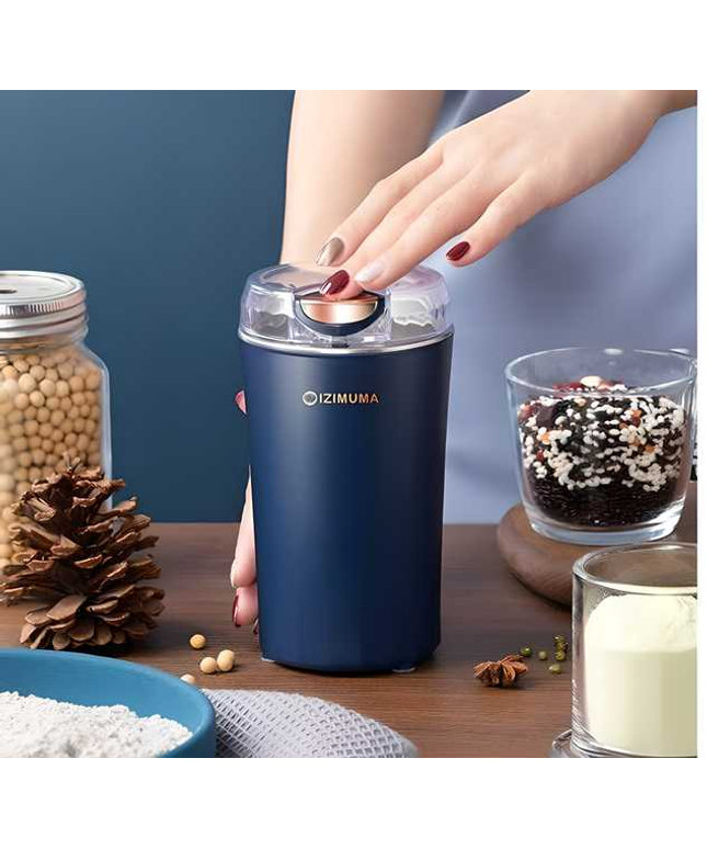 TEKGLOBE™ Electric Coffee Grinder – Rechargeable Steel Body | Fast & Powerful Grinding Tool