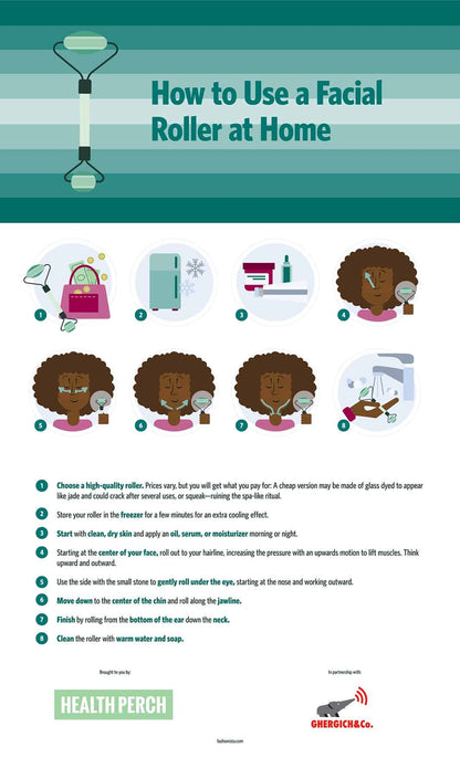 24K Gold Energy Beauty Bar – Electric Facial Massage Roller